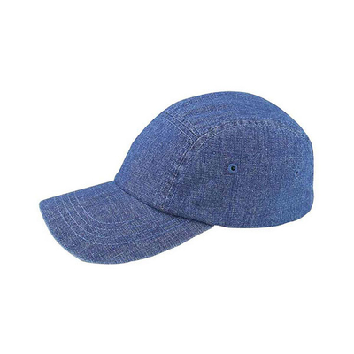 Cappucci da baseball a 5 pannelli in denim, cappelli regolabili da uomo e donna a basso profilo