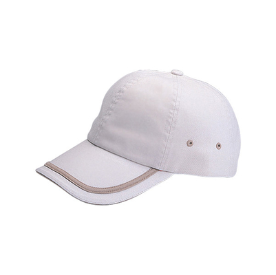 Cappelli da baseball a sei pannelli di cotone non costruiti Cappelli da baseball per esterni Chiusura a velcro