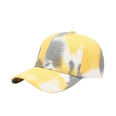 Cappucci da baseball da esterno in tie dye denim non costruiti