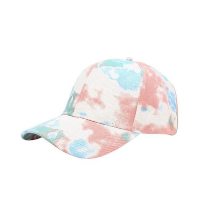 Cappucci da baseball da esterno in tie dye denim non costruiti