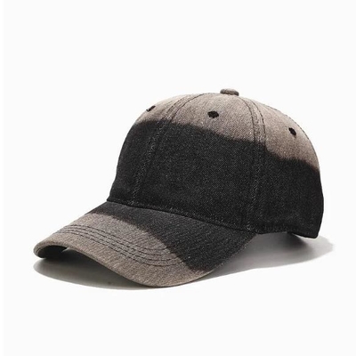 Cappucci da baseball da esterno in tie dye denim non costruiti