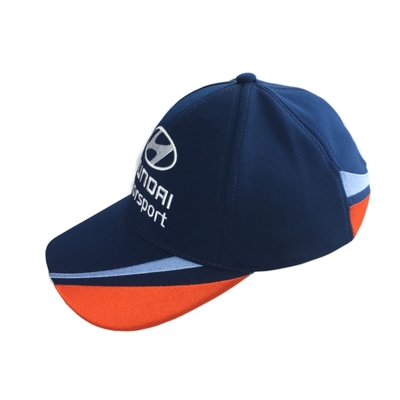 OEM ricamo Cappelli da baseball da corsa regolabili con sei pannelli