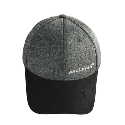 Stampa riflettente Cappelli da baseball da corsa Multi pannelli Materiale miscela di lana