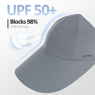 UPF 50+ Visori da sole stampati Visori da testa da donna reversibili