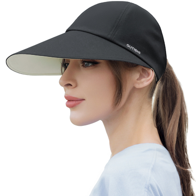 UPF 50+ Visori da sole stampati Visori da testa da donna reversibili
