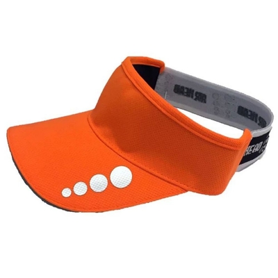100% poliestere maglia protezione solare visore cappello traspirante antimicrobica