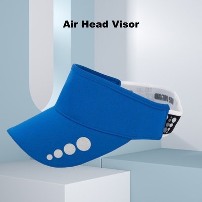 100% poliestere maglia protezione solare visore cappello traspirante antimicrobica