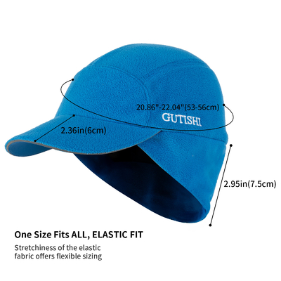 Cappello a coda di cavallo di lana per donne Cappello invernale riflettente con scalda orecchie