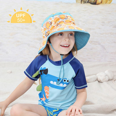 Amichevole di Eco dei cappelli del secchio dei bambini di protezione di Sun di Upf 30+ tinto