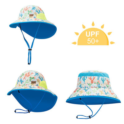 Cappelli all'aperto del secchio della spiaggia floreale di estate del ODM dell'OEM con la falda del collo