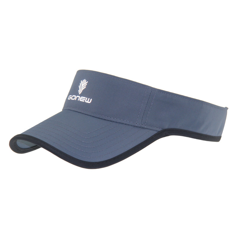 Poliestere Tennis Visore solare Topa Visori solari da corsa Con chiusura posteriore in velcro