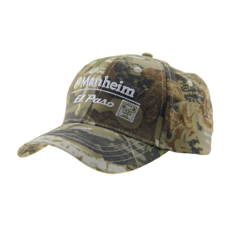6 pannelli Camoflaggio ricamo Cappelli da baseball per esterni, cappelli da caccia regolabili unisex a basso profilo