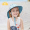 Pantone colora i cappelli del secchio dei bambini 48cm Flip Up Brim a strisce