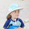 Cappelli uv del Sun di 50+ UPF degli ampi bambini resistenti UV del bordo con la falda 43cm del collo 55cm