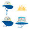 Cappelli all'aperto del secchio della spiaggia floreale di estate del ODM dell'OEM con la falda del collo