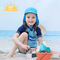 Protezione di Sun dei cappelli UPF 50+ del secchio dei bambini regolabili di colore blu