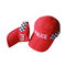 Il berretto da baseball respirabile Mesh Fabric Red Colour Caps degli uomini all'aperto del poliestere