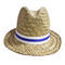 Straw Lifeguard Hat dell'erba dell'OEM delle donne naturali di Straw Sun Hats 56cm