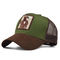 Fauna selvatica d'annata Gorras Mesh Snapback Caps della toppa del ricamo degli animali di Mesh Trucker Caps Hats Cartoon della fattoria degli animali