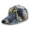 berretti da baseball militari di stile del cappuccio del cammuffamento dell'esercito di logo 59cm del ricamo 3D