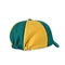 Cappuccio verde rigonfio del cricket del pannello della lana 8 con il logo su ordinazione