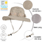 L'escursione respirabile espone al sole il secchio normale di ampia del bordo del cappello pesca su ordinazione di Logo Upf 50
