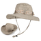 L'escursione respirabile espone al sole il secchio normale di ampia del bordo del cappello pesca su ordinazione di Logo Upf 50